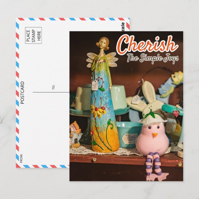 Postal de decoración caprichosa (Anverso / Reverso)