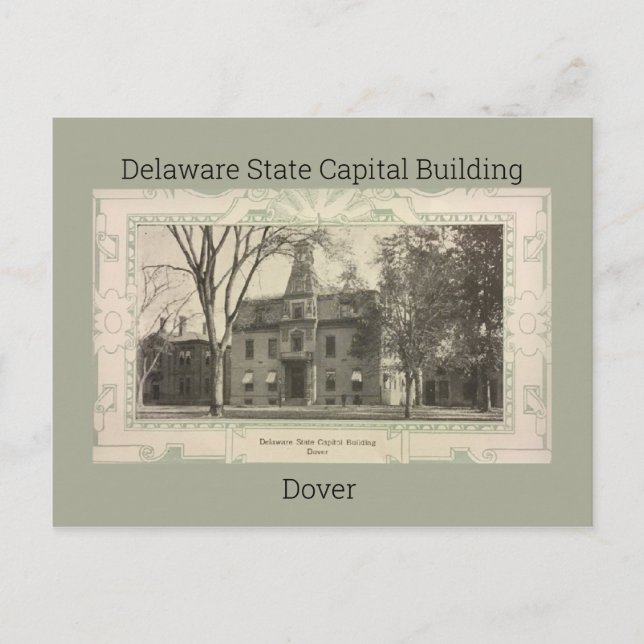 Postal de Delaware State Capital Building (1908) (Anverso)