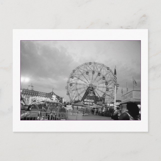 Postal de Deno's Wonder Wheel Park (Coney Is., NY) (Anverso)