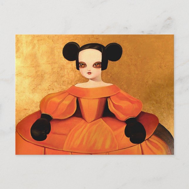 Postal de "Desneylanding" (Anverso)