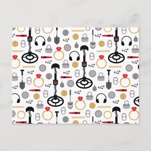 Postal de detección metalizado (Anverso)