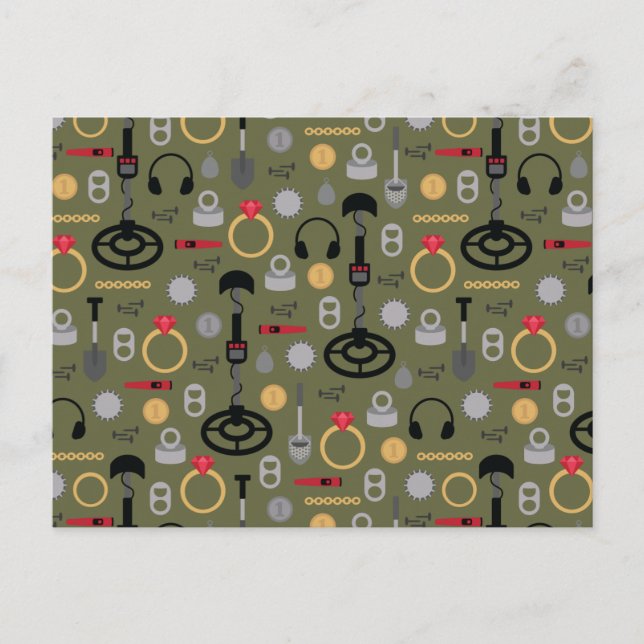 Postal de detección metalizado (Anverso)