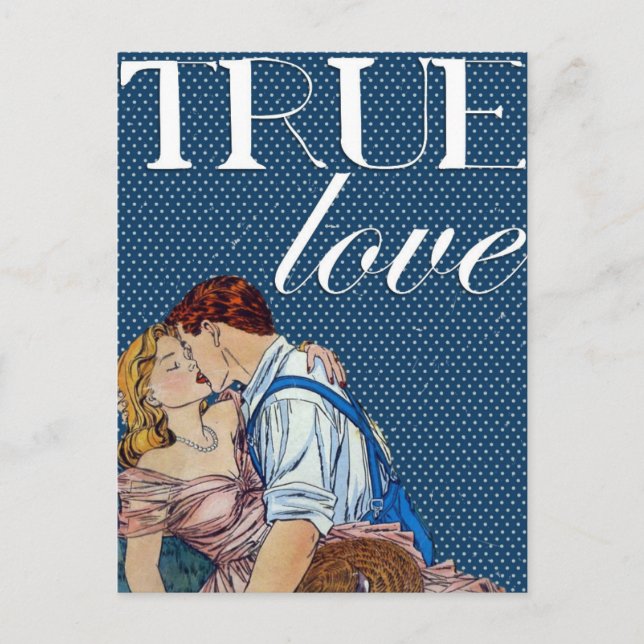 Postal de día de San Valentín de cosecha (Anverso)