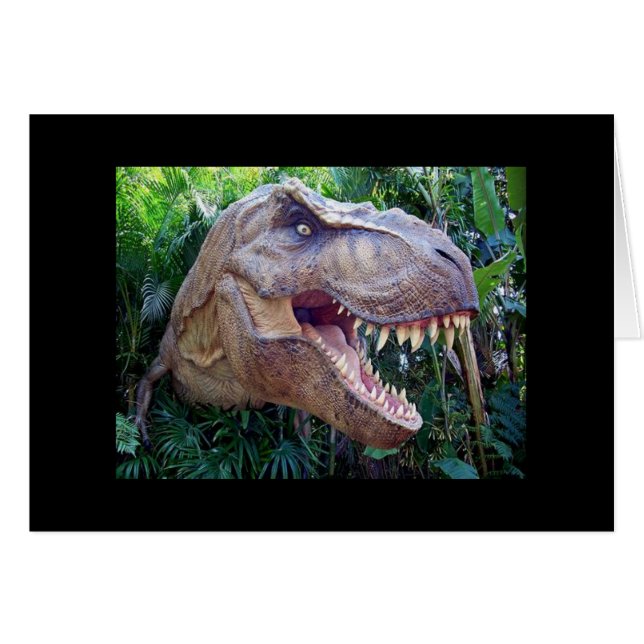 Postal de dinosaurio (Anverso (Horizontal))