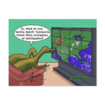 Postal de Dinosaurios raras 2