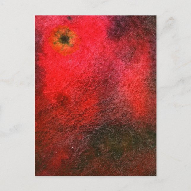 Postal de diseño abstracto de "Estrella Negra" (Anverso)