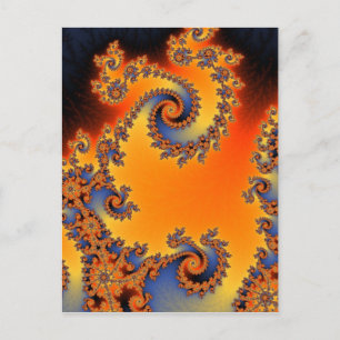 Postal de doble espiral desechada