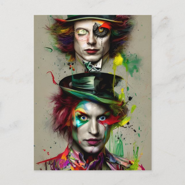 Postal de doble trazo (Anverso)