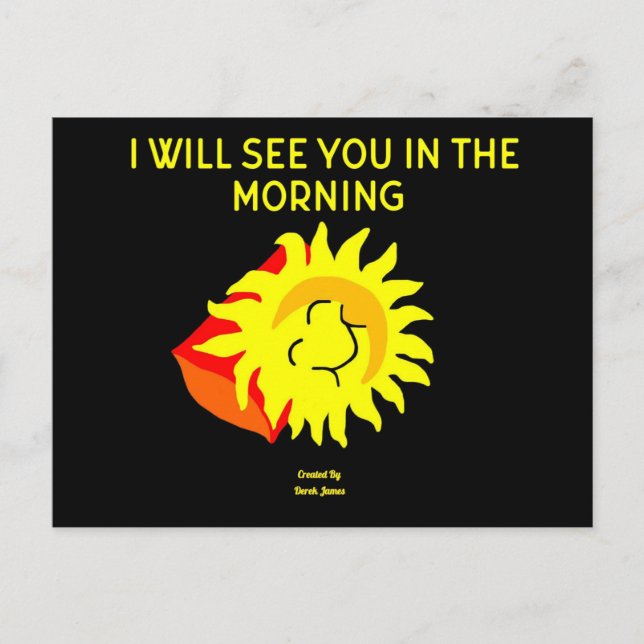 Postal de domingo de buena noche (Anverso)