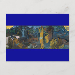 Postal '¿De Dónde Venimos?' - Postcard Paul Gauguin