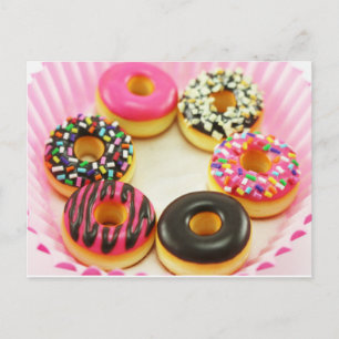 Postal de Donuts coloridos