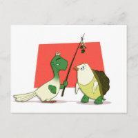 Postal de "Dos palomas de tortuga"