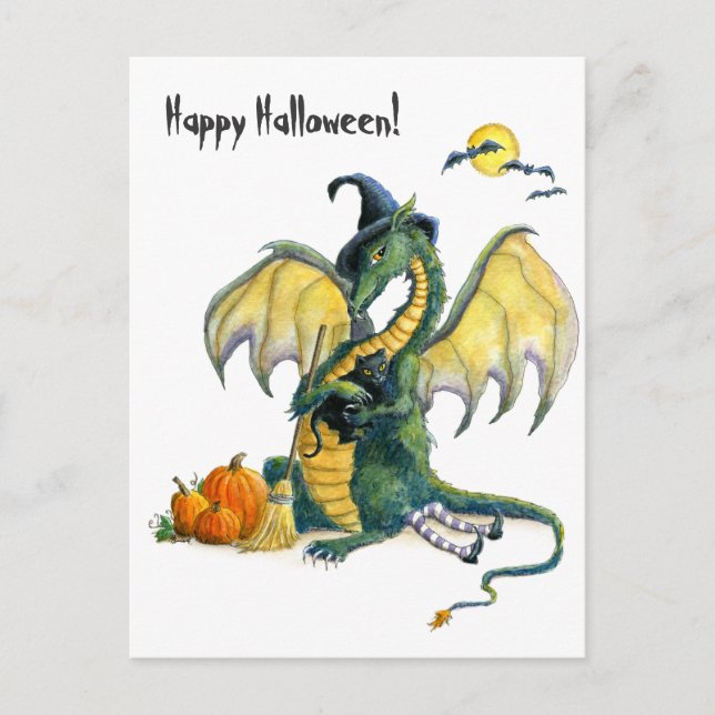 postal de Dragon Halloween (Anverso)