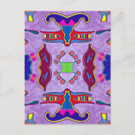 Postal de dragón morado