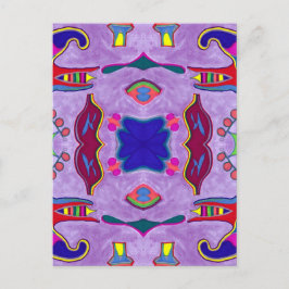 Postal de dragón morado