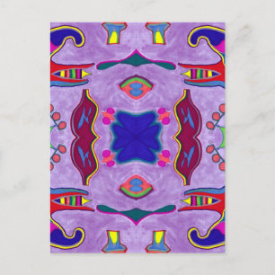 Postal de dragón morado