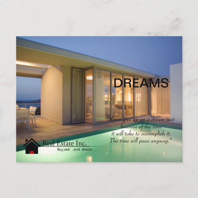 Postal de Dream Home Real Estate (Anverso)