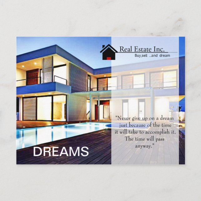 Postal de Dream Home Real Estate (Anverso)