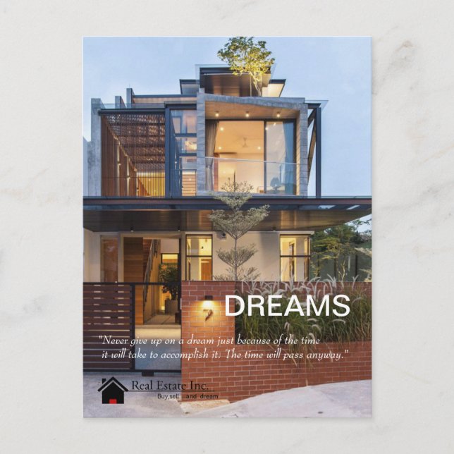 Postal de Dreams Real Estate (Anverso)