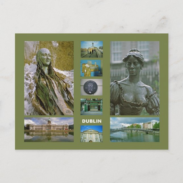 Postal de Dublin (Anverso)