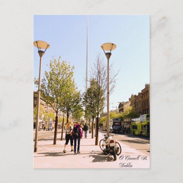 postal de Dublin City (Anverso)