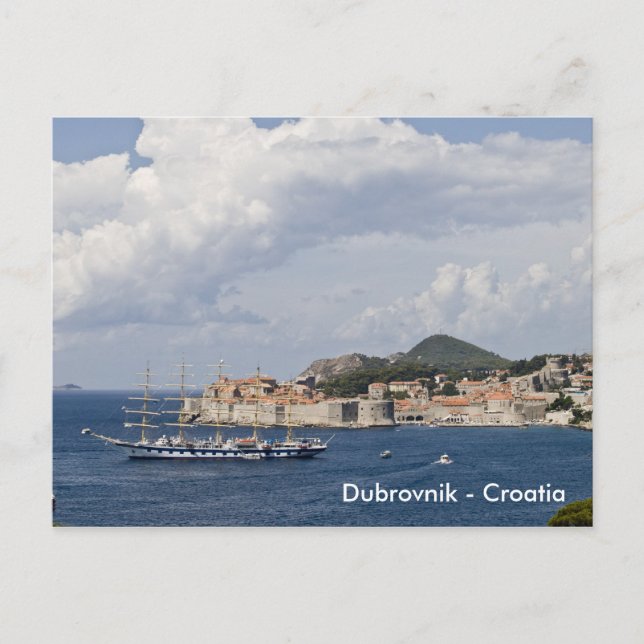 Postal de Dubrovnik - Croacia (Anverso)