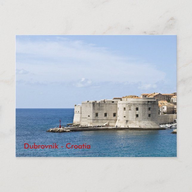 Postal de Dubrovnik - Croacia (Anverso)