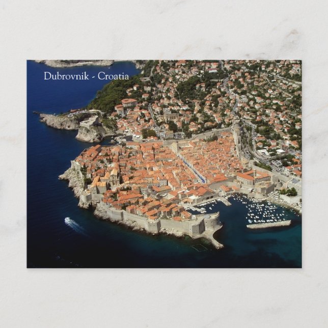 Postal de Dubrovnik - Croacia (Anverso)