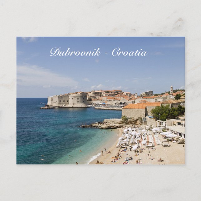 Postal de Dubrovnik - Croacia (Anverso)