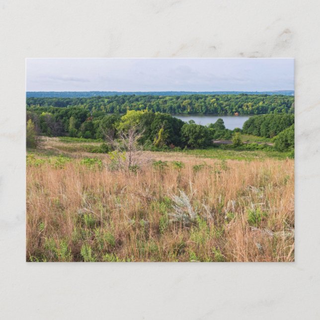 postal de dunas de nubes grises y moers (Anverso)