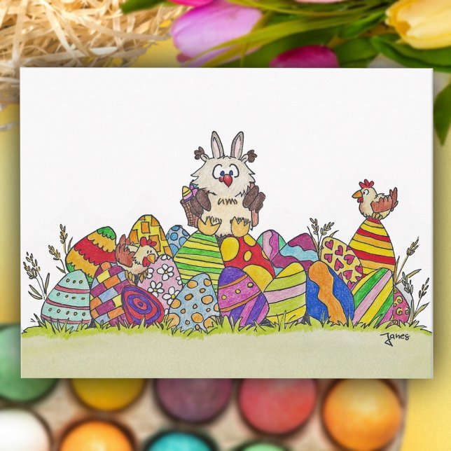 postal de EASTER OWL de Nicole Janes (Subido por el creador)