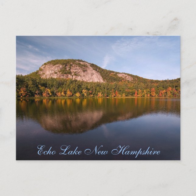 Postal de Echo Lake New Hampshire (Anverso)