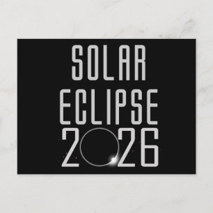 Postal de Eclipse solar 2026