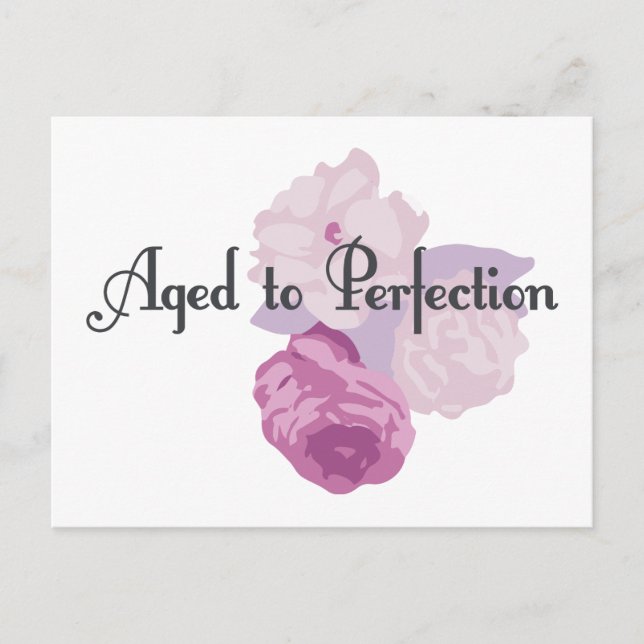 Postal ¡De edad a perfección! (Anverso)