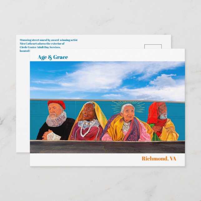 Postal de edad y gracia (Anverso / Reverso)