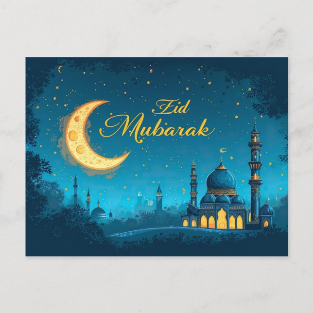 Postal de Eid Mubarak (Anverso)