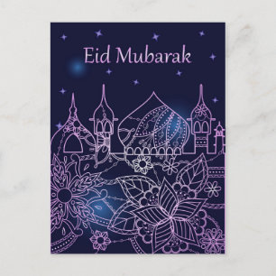 postal de Eid Mubarak