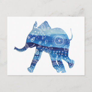 Postal de elefante de Mandala