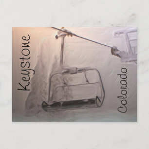 Postal de elevación Keystone Colorado