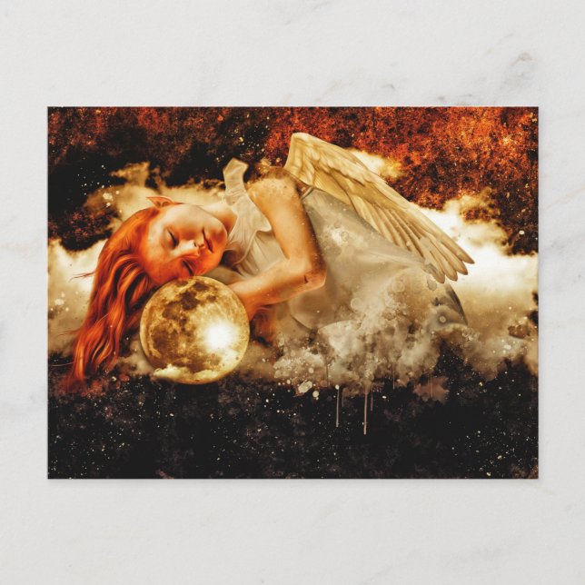 postal de elf angel (Anverso)