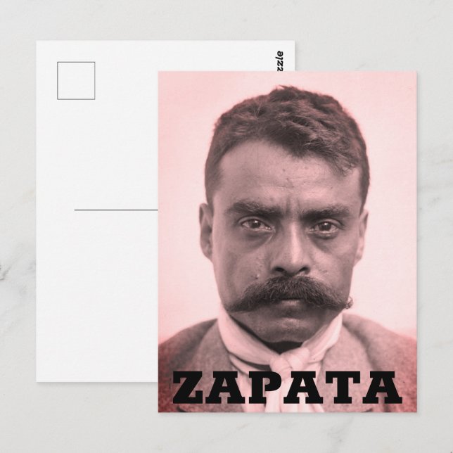 Postal de Emiliano Zapata (Anverso / Reverso)