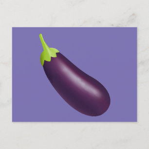 Postal de Emoji de berenjena