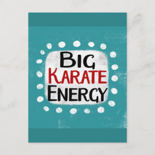 Postal de energía de Big Karate