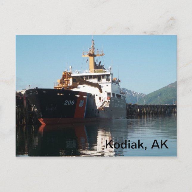 Postal de envío de la guardia costera (Anverso)