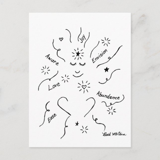 Postal de 'Envision' (Anverso)