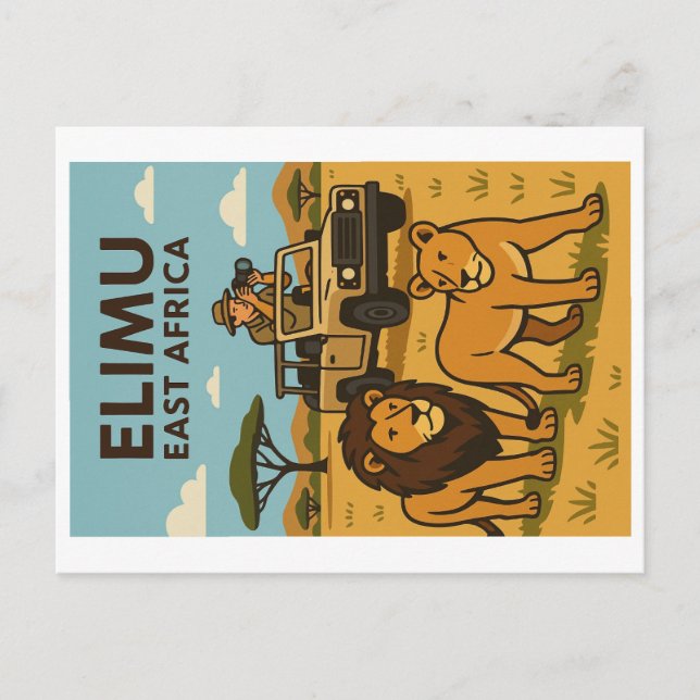 Postal de época - África oriental (Anverso)