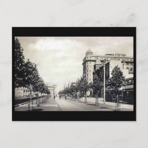 Postal de época - Calle de mercado, Johannesburgo