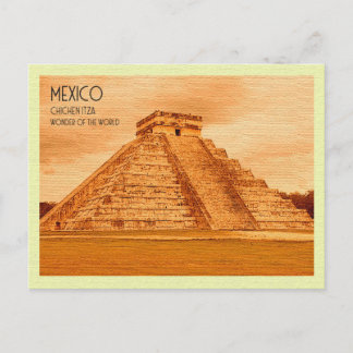 Postal de época Chichen Itza México