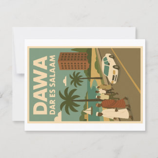 Postal de época - Comer África