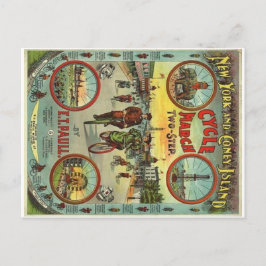 Postal de época de la isla Coney